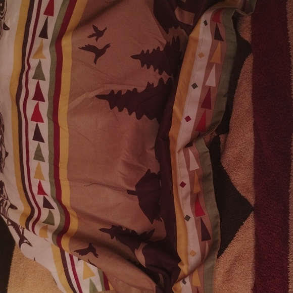 🎣Pillow Case Gone Fishing Cabin in Woods Sham Rustic 20 X 26 VNPLC - Picture 3 of 16